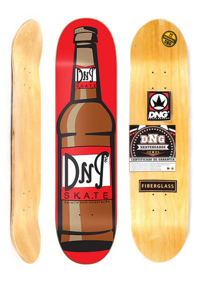 Shape street DNG Skateboards Pro Fibra - Beer