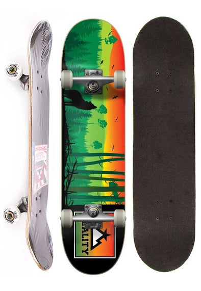 Skateboard Reality semi profissional completo street - Wolf