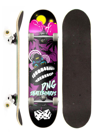 DNG Skateboards Skate Completo DNG Profissional Punk Street 7.5"