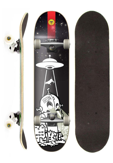 Iron Shape Skate Completo Iron Profissional E.T street preto 7,5"