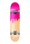 Dng Skateboards Skate Completo DNG Profissional Ice Cream Rosa 7,5"