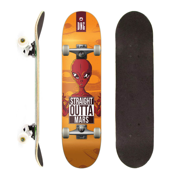 DNG Skateboards Completo Profissional Straight Outta Mars