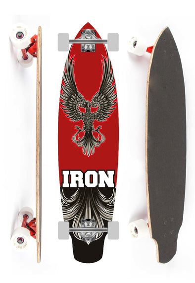 IRON SHAPE LONGBOARD SHARK BIRD IRON VERMELHO