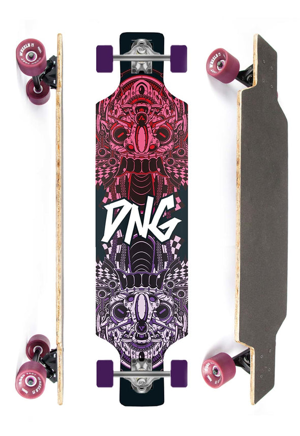 DNG SKATEBOARDS LONGBOARD GRAMP FLATCH DNG PRETO