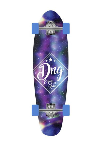 DNG SKATEBOARDS MINI CRUISER RIP RIDER DNG GALAXY ROXO