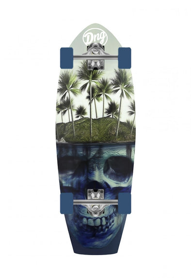 DNG SKATEBOARDS CRUISER RETRO DNG SKULL AZUL