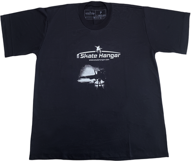Camiseta Skate Hangar - Cor Preta